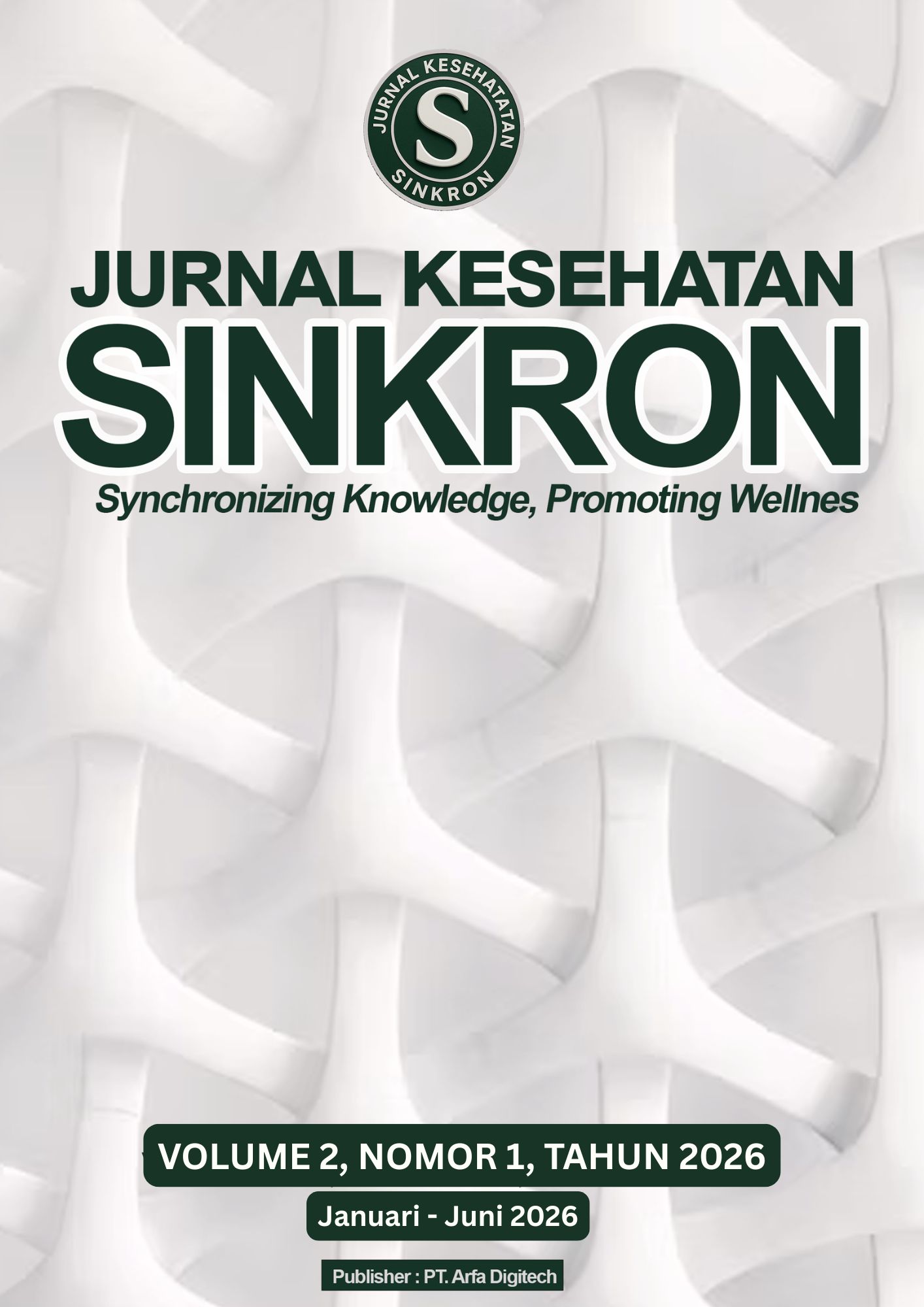 					View Vol. 2 No. 1 (2026): Jurnal Kesehatan Sinkron (Januari - Juni 2026)/ PROCESSING
				
